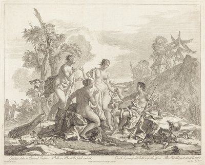 The Judgement of Paris by Jacopo Guarana